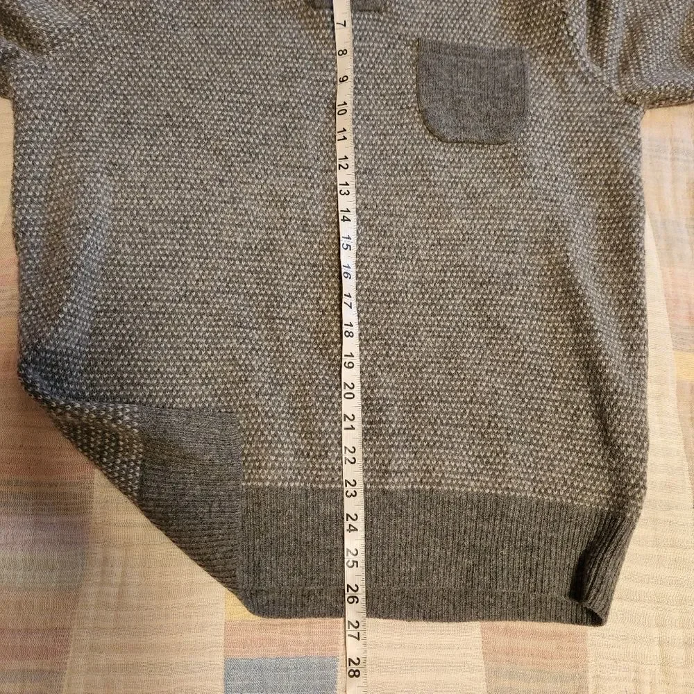 NWOT Vintage, J.Crew lambswool shawl collar sweater sz M Men's